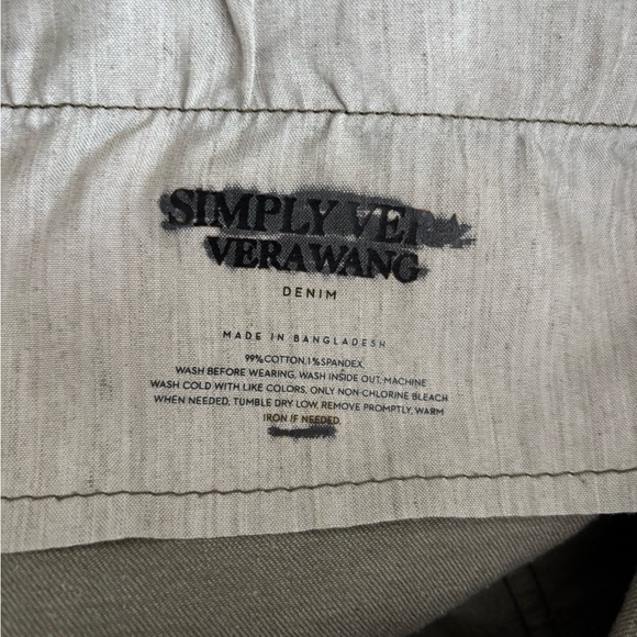 Green Shorts Simply Vera Wang - Picture 4 of 4